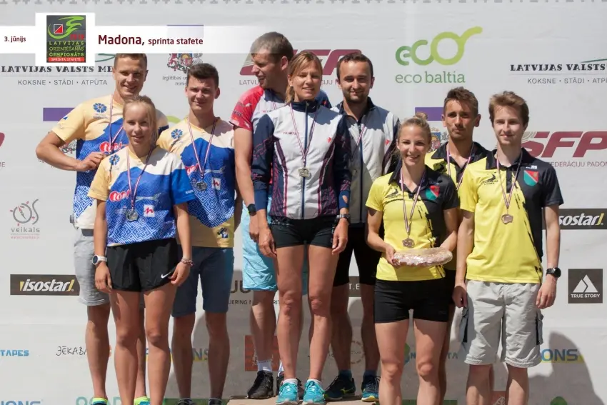 Latvijas čempionāts 2018 sprinta stafetēs