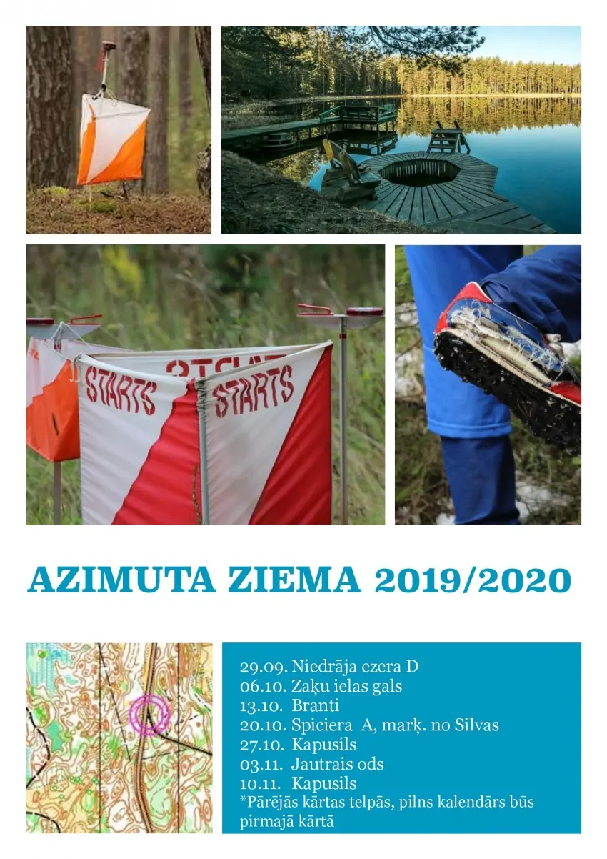 AZIMUTA ZIEMA 2019/2020 KALENDĀRS