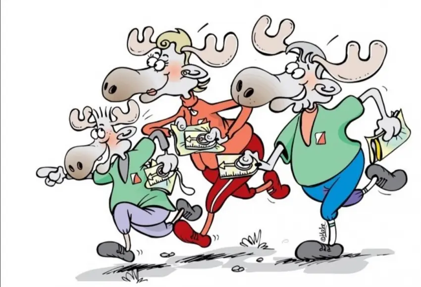 Turpinās treniņi "Uz veselību caur mežu"