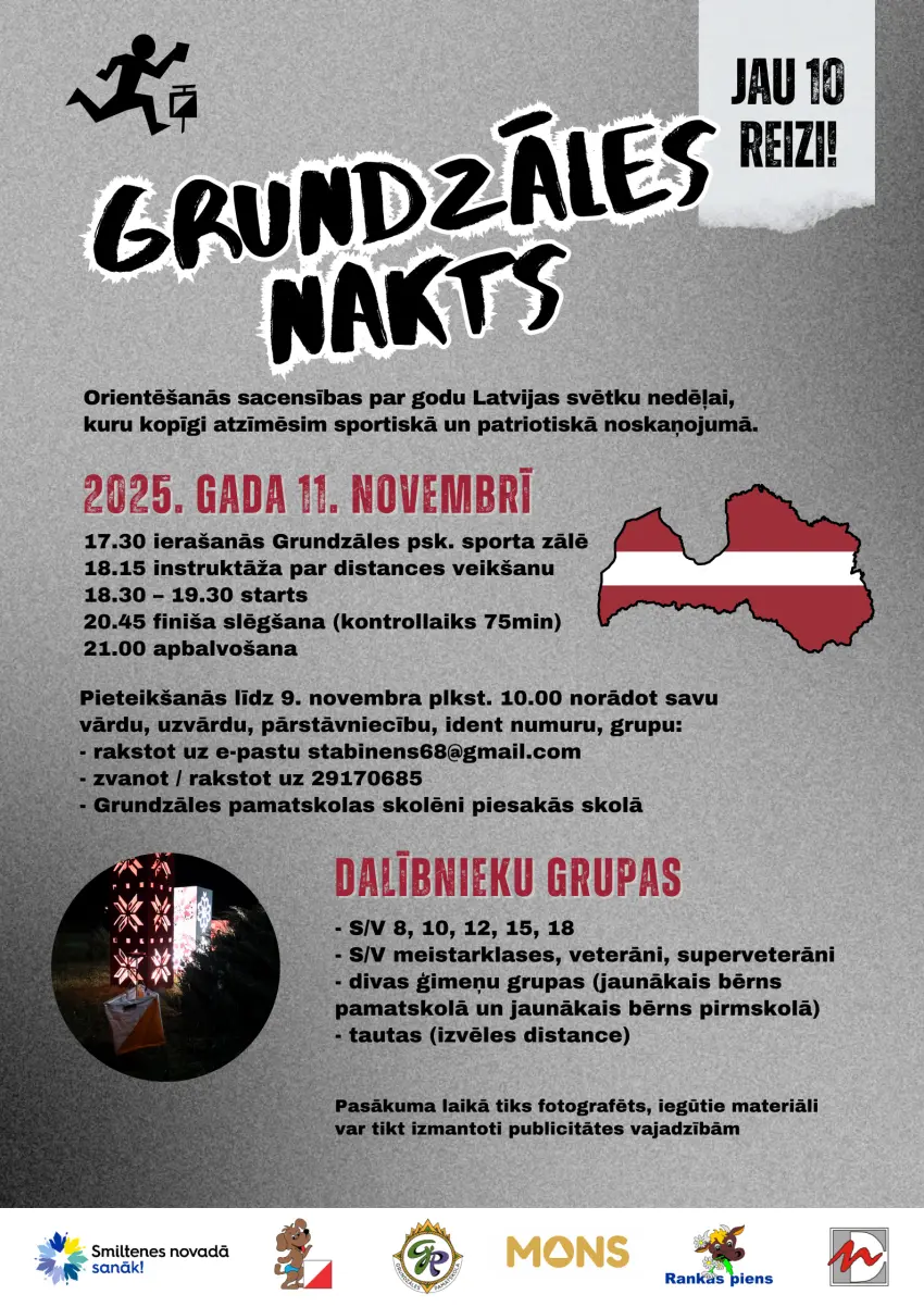 Grundzāles nakts 2025 tuvojas