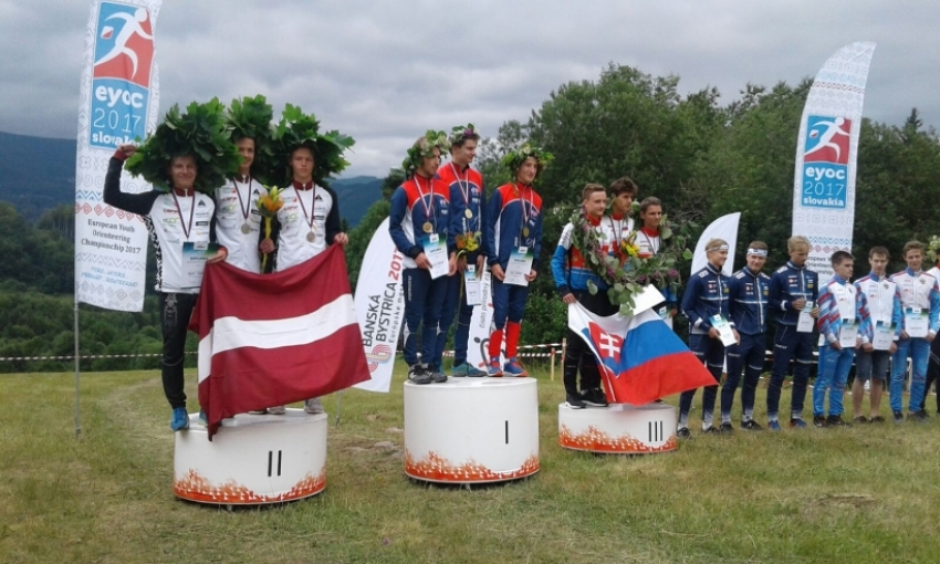 Ilgvars Caune no Eiropas jauniešu čempionāta atgriežas ar sudraba medaļu stafetē